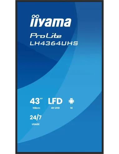 Pantalla Interactiva Iiyama LH4364UHS-B1AG