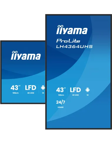 Pantalla Interactiva Iiyama LH4364UHS-B1AG