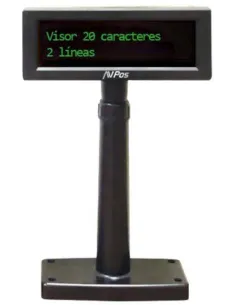 Avpos AVP-VFD220 Visor TPV con pantalla LCD de 8.22" y USB 2.0 Negro-TPV46181