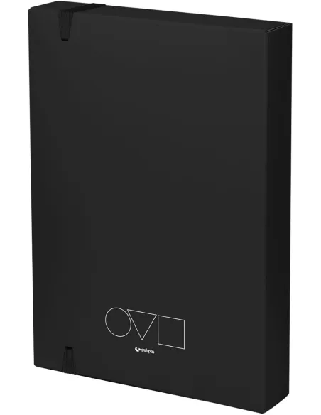 Grafoplás Caja de proyectos Minimal Negro