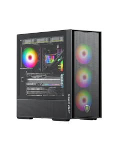 KEEP OUT XC-805 MESH aRGB Torre con Cristal Templado USB 3.0 Black-ICACSM0882