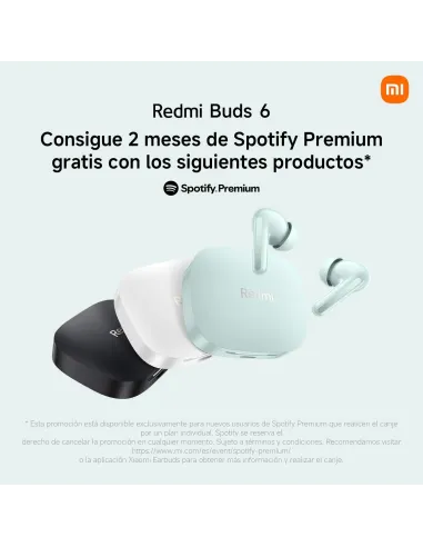 Auriculares Xiaomi Buds 6 Negro Nocturno