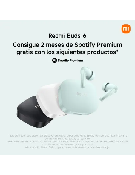Auriculares Xiaomi Buds 6 Negro Nocturno
