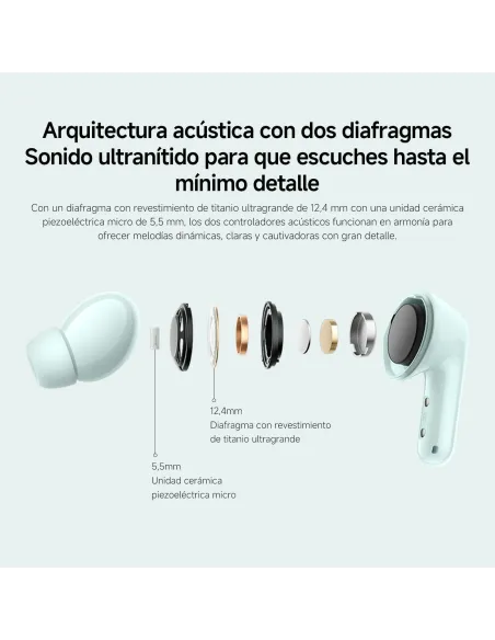 Auriculares Xiaomi Buds 6 Negro Nocturno