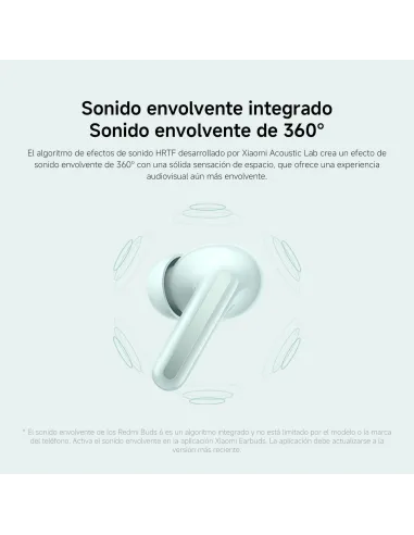 Auriculares Xiaomi Buds 6 Negro Nocturno