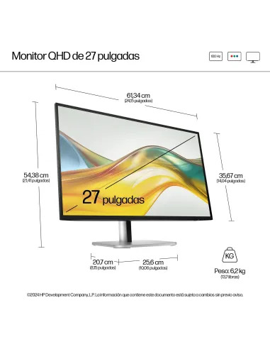 Monitor HP Series 5 Pro 527PQ 9D9S0UT