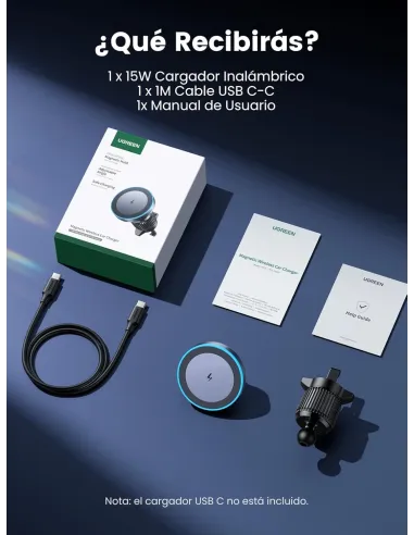 Cargador de Móvil Ugreen 55959 MagFlow