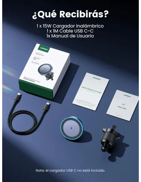 Cargador de Móvil Ugreen 55959 MagFlow