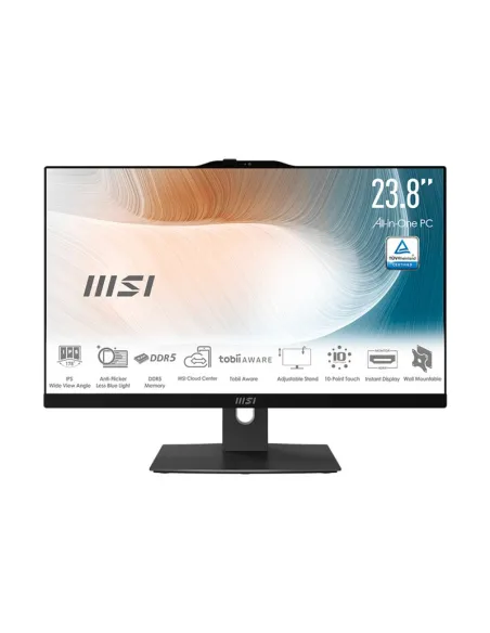 MSI Modern AM242P 1M-1289ES Intel Core i5-120U/16GB/512GB SSD/23.8" FreeDOS Negro