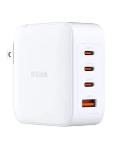 D-Link DCP-101 GaN 100W 3xUSB-C 1xUSB-A Carga Rápida Blanca