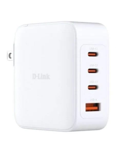 D-Link DCF-141 GaN 140 W 3x USB-C 1x USB-A Carga Rápida Blanco