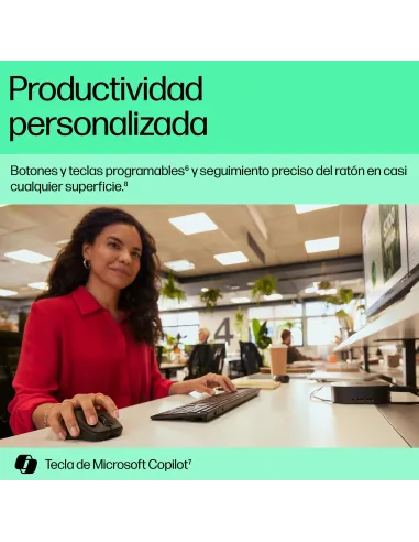 Kit de Teclado y Ratón HP 725 Negro