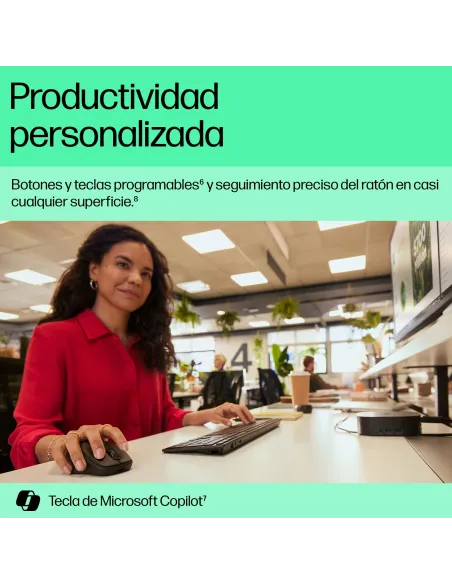 Kit de Teclado y Ratón HP 725 Negro