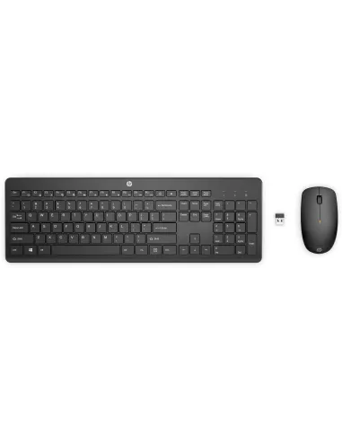 HP 1Y4D0UT Teclado y Ratón Inalámbricos Negros