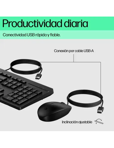 Teclado HP 225 Negro