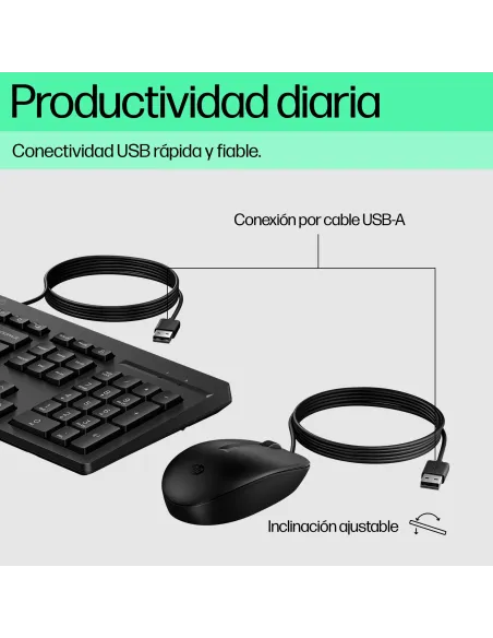 Teclado HP 225 Negro