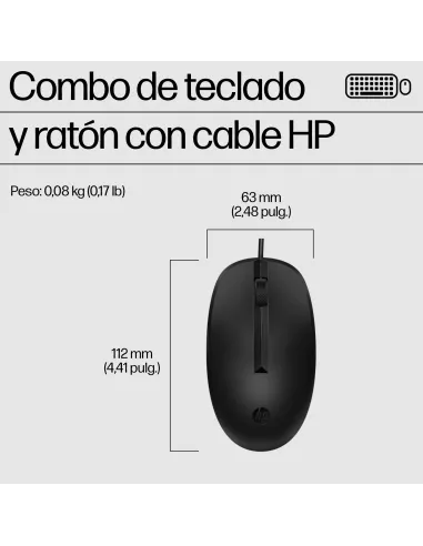 Teclado HP 225 Negro