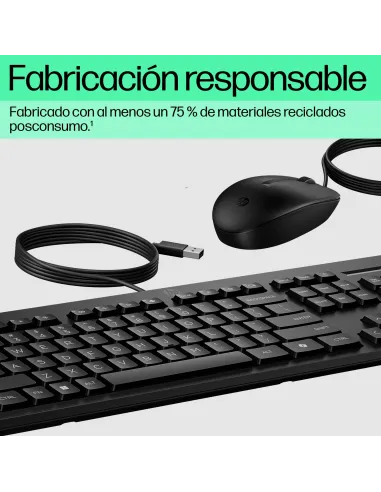 Teclado HP 225 Negro