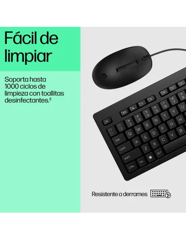 Teclado HP 225 Negro