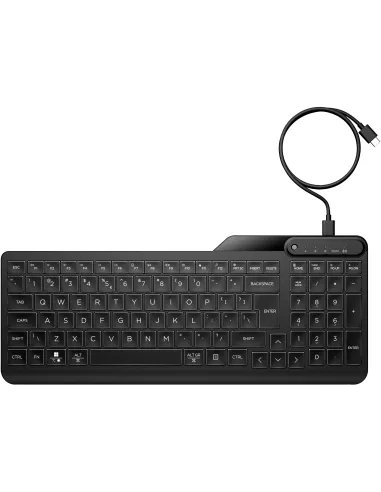 HP 405 Negro Layout ES Retroiluminado Compacto Multidispositivo USB-A/USB-C