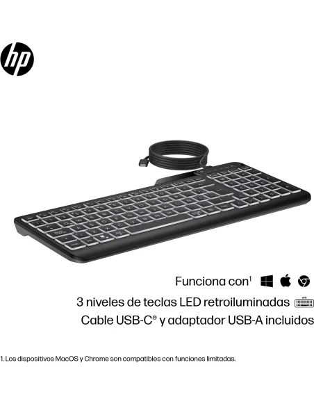 Teclado HP 405 Negro