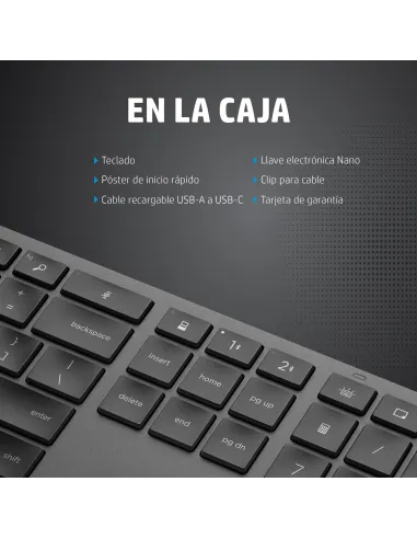 Teclado HP 975 Negro
