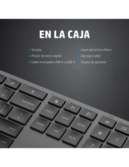 Teclado HP 975 Negro