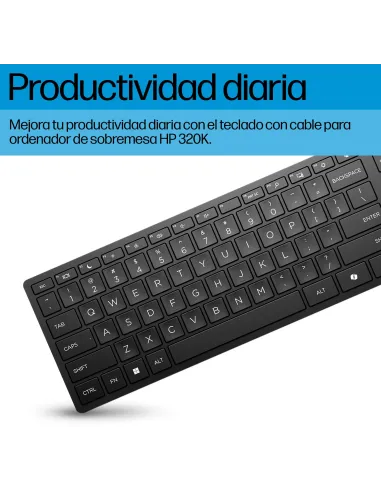 Teclado HP 320K Negro