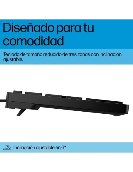 Teclado HP 320K Negro