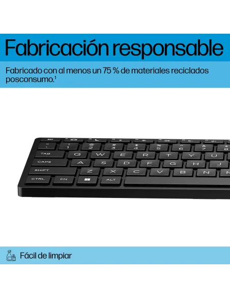 Teclado HP 320K Negro