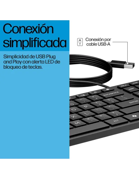Teclado HP 320K Negro