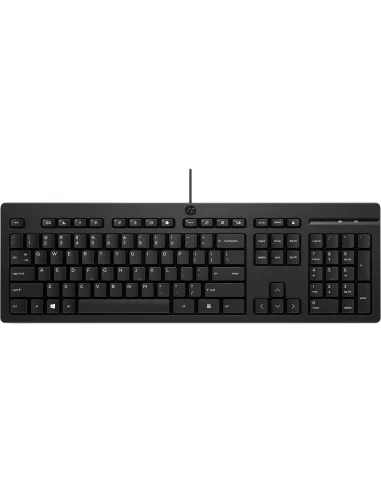HP 125 G2 Negro Teclado con cable USB