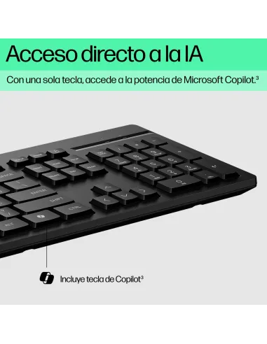 Teclado HP 125 G2 Negro