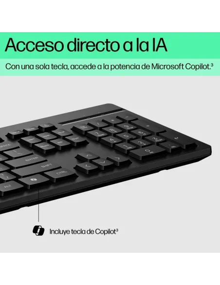 Teclado HP 125 G2 Negro