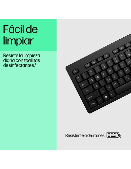 Teclado HP 125 G2 Negro