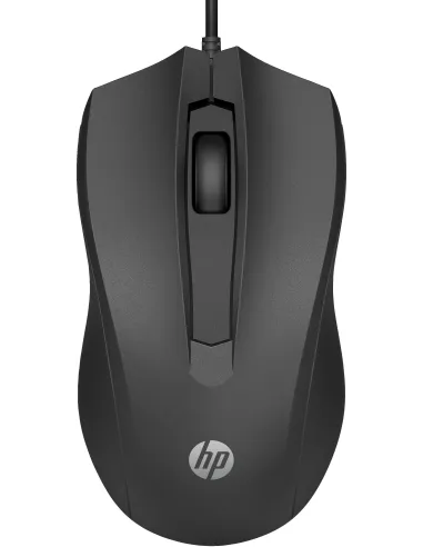 HP Wired Mouse 105 Óptico Ambidextro 1600 DPI USB Tipo A Negro