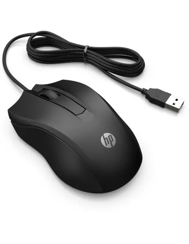 Ratón HP Wired Mouse 105 Negro