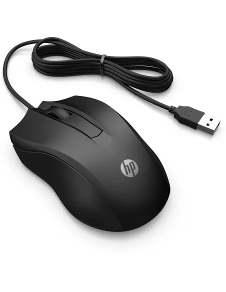 Ratón HP Wired Mouse 105 Negro