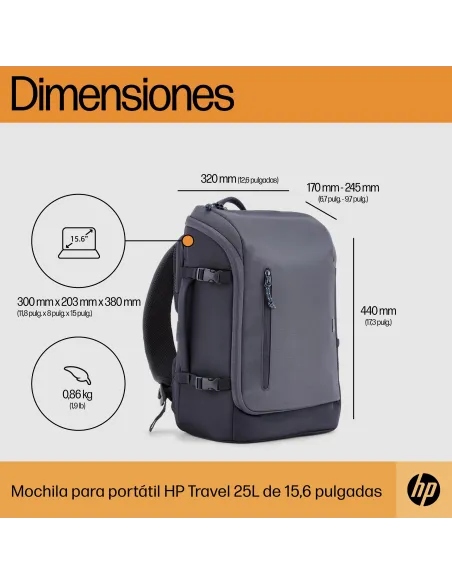 Maletín HP Travel 25L 6H2D8AA
