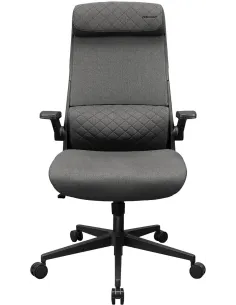 Cougar STRYDER Gris Ergonómica Híbrida con Respaldo Inclinable-AGAMPA0658