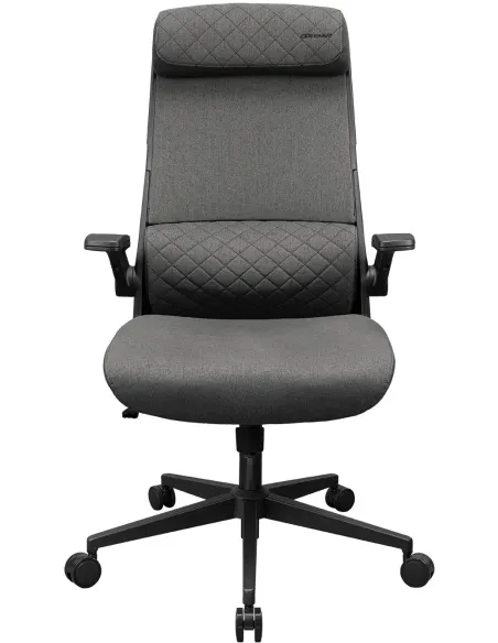 Cougar STRYDER Gris Ergonómica Híbrida con Respaldo Inclinable