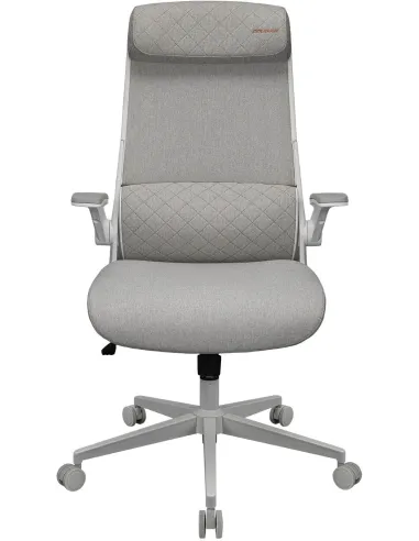 Cougar Stryder Blanca Ergonómica Híbrida con Respaldo Inclinable