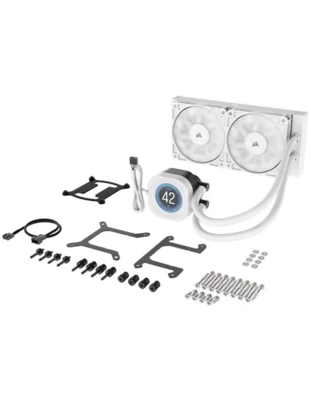 Refrigeración Líquida Corsair Nautilus 240RS LCD Blanca