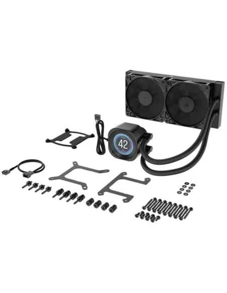 Refrigeración Líquida Corsair Nautilus 240RS LCD Negro