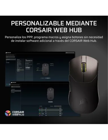 Ratón Gaming Corsair Sabre v2 Pro Ultralight Wireless Blanco