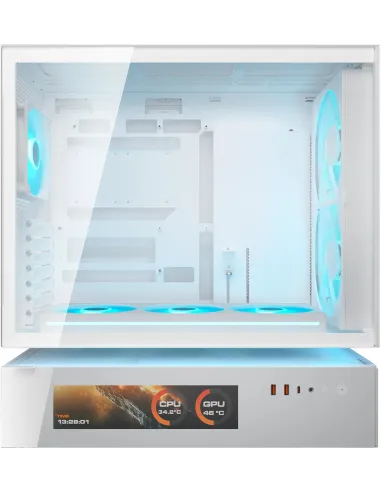 Torre Cougar CFV235 Mesh Vision Blanco