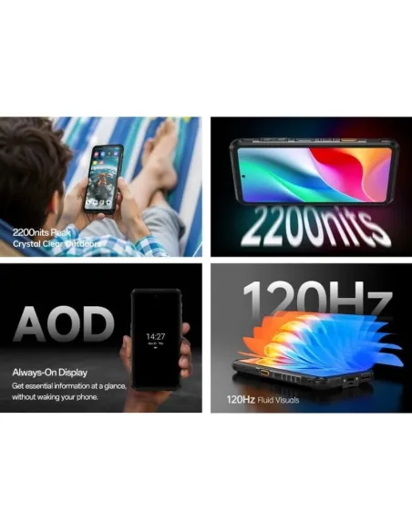 Teléfono Ulefone Rugone Xever 7 Pro 5G 12GB/512Gb Negro