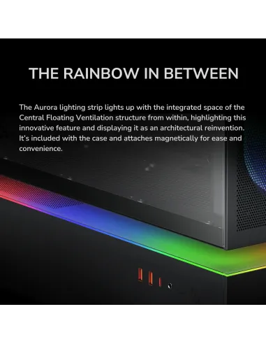 Caja semitorre PC Cougar CFV235 Mesh Negro