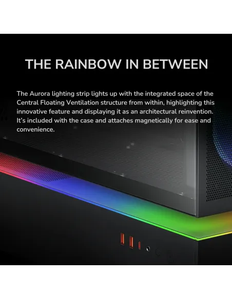 Caja semitorre PC Cougar CFV235 Mesh Negro