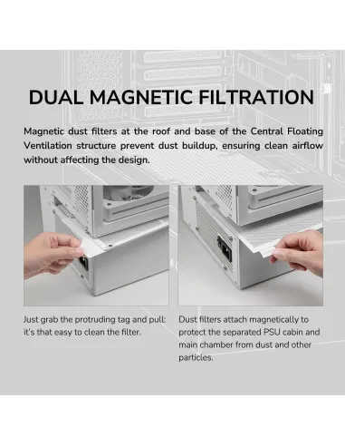 Caja semitorre PC Cougar CFV235 Mesh Negro